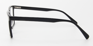 Men Cristal Eyeglasses: Luke Black - SpecSMART Eye Clinic (Side View)